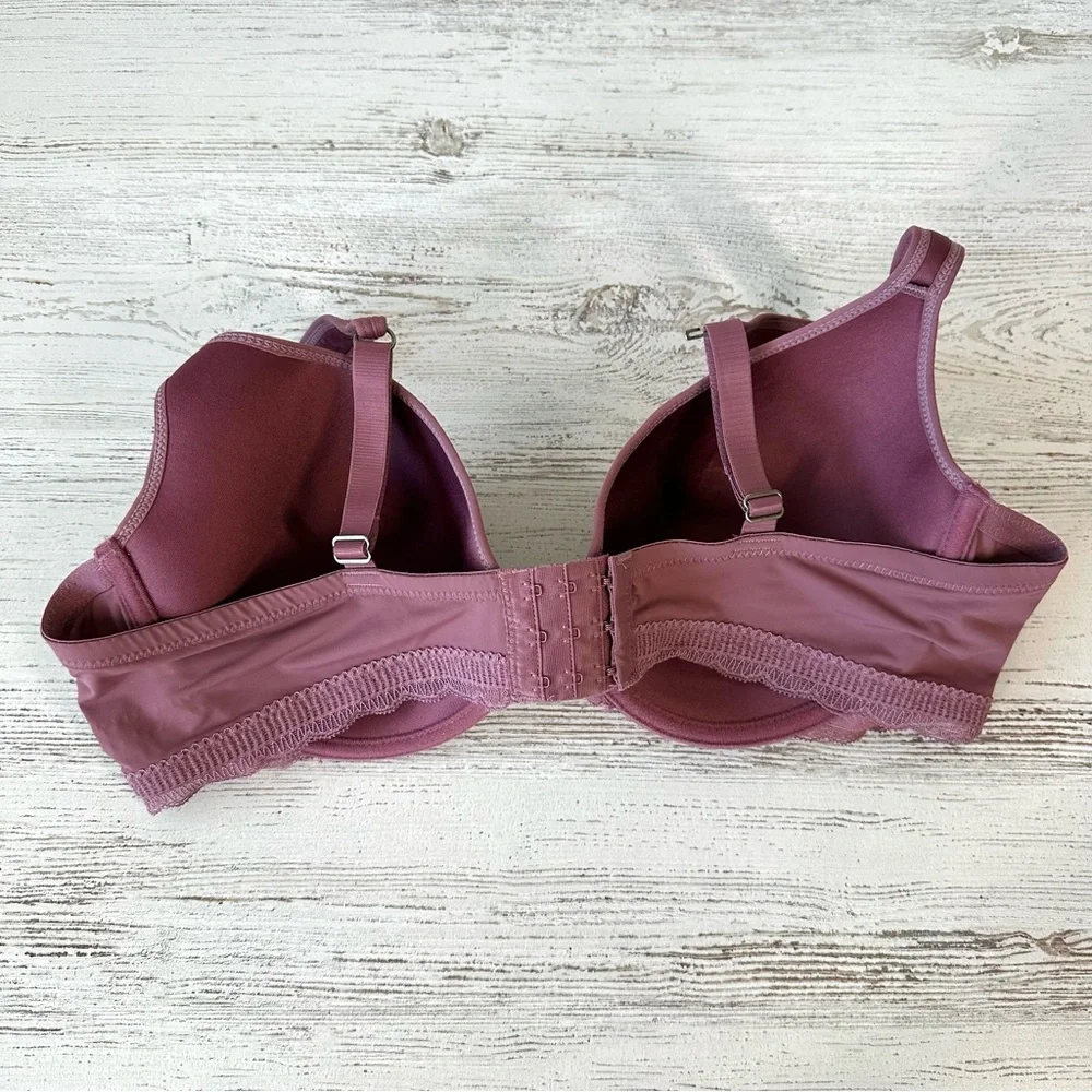 LUCKY BRAND Wide Strap Underwire Bra 42C Mauve